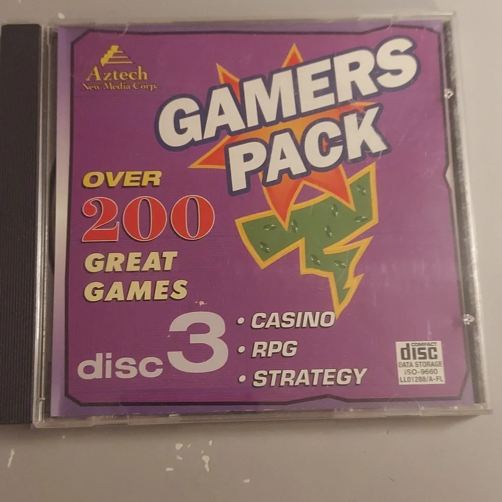 ❤️ Gamers Pack Disks 1-3 - Over 600 Games